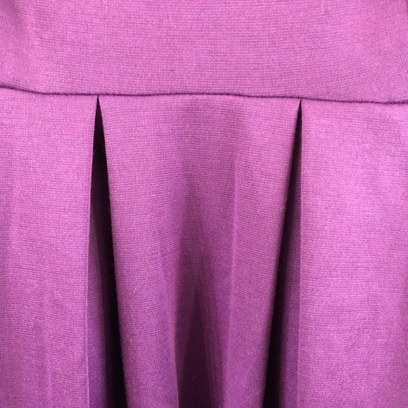 NWT Elle Purple Pleated Dress - Picture 7 of 7